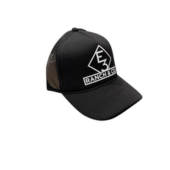 Black E3 Ranch & Co. Trucker Hat