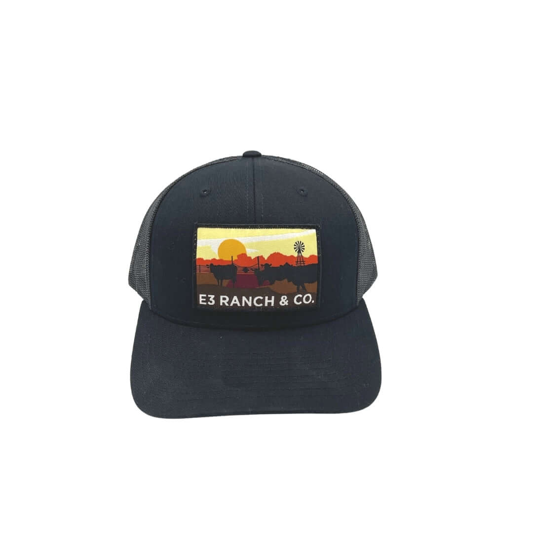 Black E3 Ranch Hat